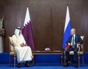 أمير قطر يلتقي الرئيس الروسي ويتلقى رسالة من الرئيس الأمريكي