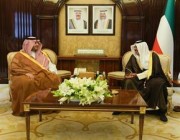 رئيس الوزراء الكويتي يلتقي الأمير تركي بن محمد بن فهد