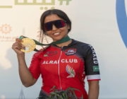 لاعبة الرائد مشاعل الحازمي تحصد ذهبية الدراجات بدورة الألعاب السعودية
