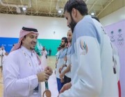 فهد بن جلوي يتوّج فريق الباحة بطلاً لمنافسات كرة الهدف في الألعاب السعودية 2022