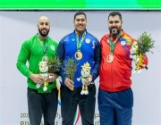 حسن آل رضي ينتزع ذهبية رفع الأثقال في دورة الألعاب السعودية