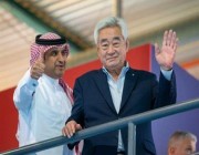 رئيس الاتحاد الدولى للتايكوندو يشهد منافسات “التجديف” بالألعاب السعودية