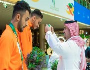 الأمير فهد بن جلوي يكرم أبطال 200 متر ظهر “سباحة” بالألعاب السعودية