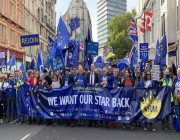 آلاف المتظاهرين في لندن للمطالبة بالعودة للاتحاد الأوروبي
