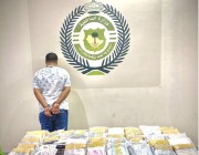 القبض على مقيم بحوزته 50 كجم من مخدر الحشيش في الطائف