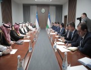 رئيس جمهورية أوزباكستان يستقبل وزير الحج والعمرة