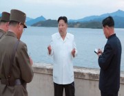 زعيم كوريا الشمالية يقود تدريباً عسكرياً نووياً