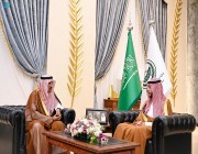 محافظ الطائف يستقبل الأمين العام لدارة الملك عبدالعزيز