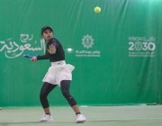 بطلة التنس يارا الحقباني تصل إلى نهائي دورة الألعاب السعودية
