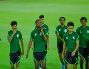 الأخضر الأولمبي يعاود تدريباته استعداداً لنصف النهائي أمام عمان