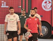 المنتخب التونسي يؤدي مرانه الأخير فى معسكر الدمام قبل السفر إلى قطر