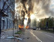قصف روسي على مدن أوكرانية يتسبب في انقطاع الكهرباء عن بعض المناطق بالعاصمة