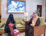 أمير منطقة الرياض يستقبل رئيس مجلس إدارة جمعية قطوف للخدمات الاجتماعية