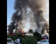 اندلاع حريق في مطعم داخل فندق في أربيل