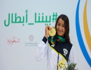 تتويج الفائزات في منافسات السباحة للسيدات ضمن الألعاب السعودية 2022