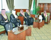 محافظ الخرج يستقبل رئيس جامعة الأمير سطام بن عبدالعزيز