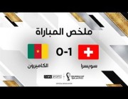 ملخص وهدف مباراة ( سويسرا 1 – 0 الكاميرون )
