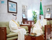 نائب أمير الرياض يستقبل الرئيس التنفيذي للهيئة العامة للعقار