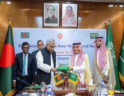 نائب وزير الداخلية يعقد جلسة مباحثات رسمية مع وزير الداخلية في جمهورية بنغلاديش