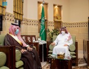 وكيل إمارة الرياض يستقبل مدير عام التجارة والاستثمار في وزارة التجارة بالمنطقة