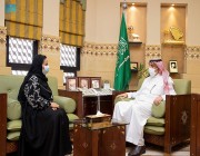 وكيل إمارة منطقة الرياض يستقبل مدير فرع هيئة التراث بالمنطقة
