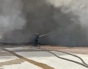 مدني الرياض يسيطر على حريق في مستودع بحي السلي