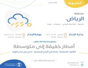 الأرصاد ينبه: أمطار على الرياض تستمر حتى قرابة الفجر