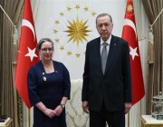 أردوغان يتسلم أوراق اعتماد السفيرة الإسرائيلية (صور)