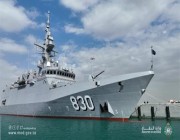 سفينة “جلالة الملك الدرعية” تنضم لأسطول القوات البحرية (صور)