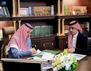 أمير الباحة يستقبل مدير فرع وزارة النقل بالمنطقة
