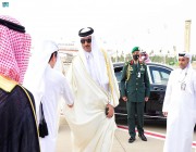 أمير قطر يغادر الرياض
