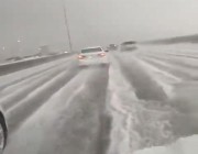 فيديو.. البرد يغطي شوارع الكويت