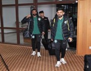 المنتخب السعودي يصل إلى العراق للمشاركة في كأس الخليج (صور)