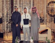 تركي آل الشيخ يلتقي بميسي وناصر الخليفي