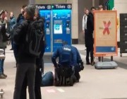 إصابة شخص في هجوم بسكين داخل محطة قطار ببروكسل