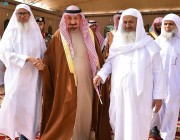 أمير نجران ينقل تعازي القيادة لشيخ شمل المكارمة في وفاة الشيخ الجمالي