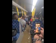 المياه ترتفع داخل حافلة مع استمرار سيول نيوزيلندا