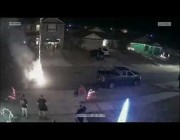 انفجارات مروعة من آلة الألعاب النارية في فلوريدا الأمريكية