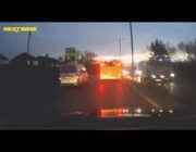 سيارة إطفاء مسرعة تتسبّب في حـادث في بريطانيا