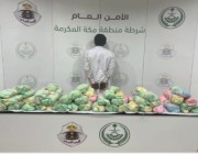 ضبط شخص بحوزته 134 كيلو جرامًا من نبات القات المخدر في مكة
