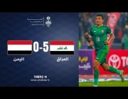 ملخص وأهداف مباراة (العراق 5-0 اليمن) خليجي 25