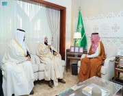 نائب أمير المنطقة الشرقية يستقبل وزير الشؤون الاسلامية والدعوة والإرشاد