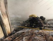 مدني الأحساء يسيطر على حريق بمحل تجاري بالهفوف دون إصابات