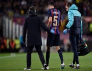 برشلونة يعلن غياب لاعبه سيرجيو بوسكيتس لفترة لم تتحدد