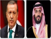 ولي العهد يعزي أردوغان في ضحايا الزلزال ويؤكد مساندة المملكة لتركيا