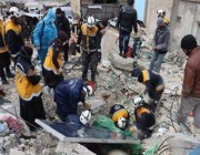 إنقاذ طفل سوري من تحت الأنقاض بعد 5 أيام من الزلزال المدمر