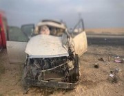 وفاة مسن وإصابة عائلة سعودية نتيجة تصادم على طريق السالمي بالكويت