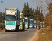 عبور 44 شاحنة إغاثية سعودية إلى شمال سوريا