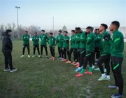 الأخضر الشاب يفتتح تدريباته في طشقند استعداداً لانطلاق كأس آسيا