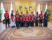 أمير حائل يستقبل رئيس هيئة الهلال الأحمر السعودي